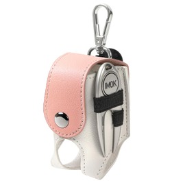 IMOK Golf Ball Case for Men Women Green Fork Golf Marker with 2 Practice Balls, babypink, Casual