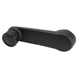 TRQ Metal Reinforced Window Crank Handle Black Compatible with 2009-2014 Ford E-150 E-250 2009-2019 E-350 Super Duty E-450 Super Duty 2000-2005 Excursion 1998-2014 F-150 2004 F-150 Heritage