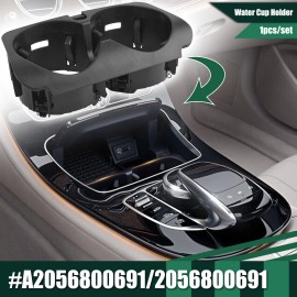 Unbranded CUP HOLDER REMOVABLE BOTTLE A2056800691 For MERCEDES C/E CLASS W205 2014-2021