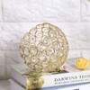 Crystal Tea Light Candle Holders Wedding Decor Table Centerpieces (Gold