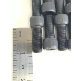 Brighton 3/8-24 X 1" SOCKET HEAD CAP SCREWS BLACK HEAT TREATED ALLOY STEEL - 10 PCS