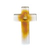 Glass Cross Handmade Approx. 20 x 12 cm "Eye of