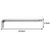 TONE BSB-08S Short Ball Point L-Shaped Wrench Under The Neck