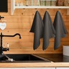 COTTONIVA Waffle Kitchen Towels Set - 6 Pack Cotton Dish