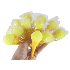 Bulk 12 Mini Ice Cream Cone - Shooter Popper Toy - Foam Ball Shoots from Cone - Launcher Novelty Toy (1 Dozen)