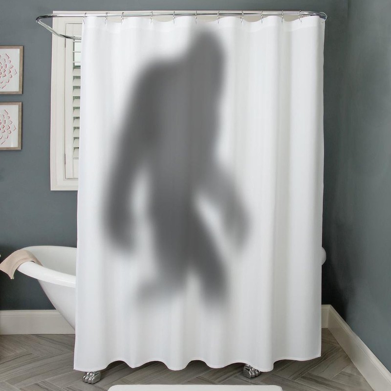 CafePress Bigfoot Decorative Fabric Shower Curtain