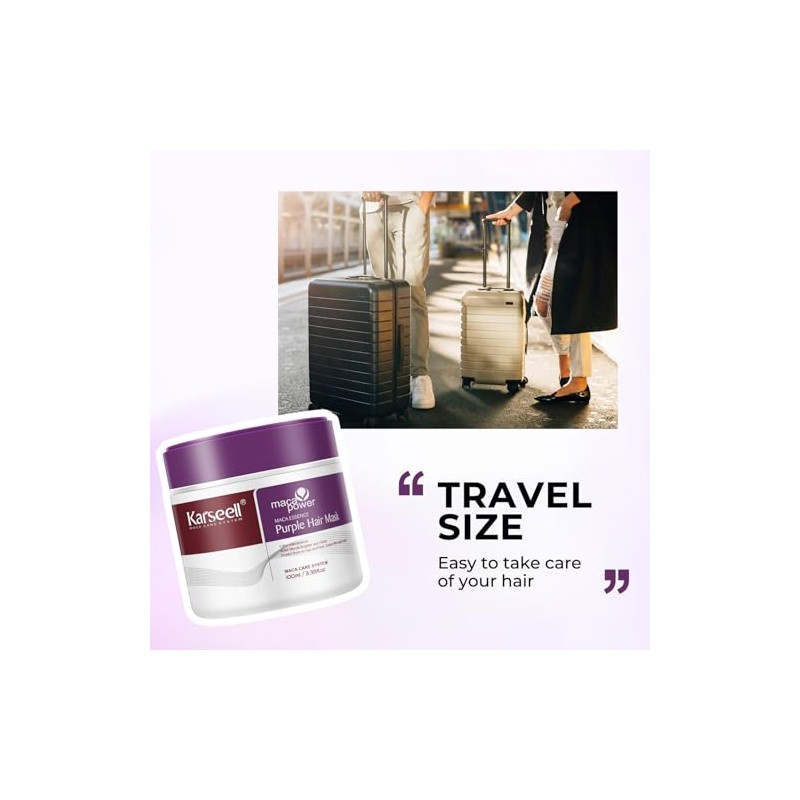 Karseell Mascarilla Capilar Morada 100ml