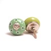 Eleet Handpainted Designer Ceramic Knobs - Pack of 12 Green