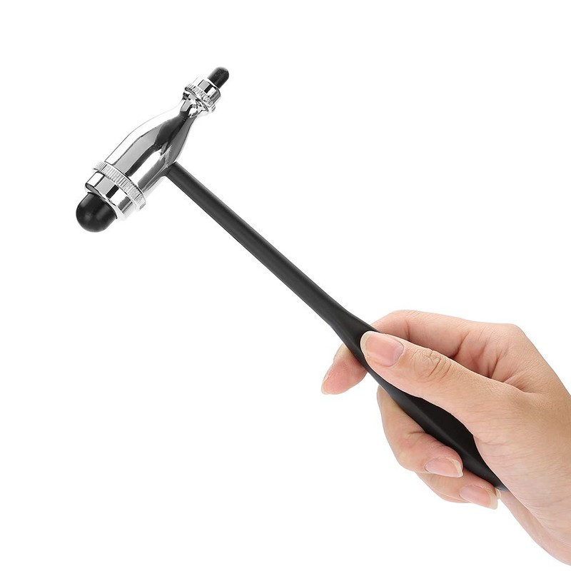 YUMILI Neurological Reflex Hammer with Double Plastic Head, Humanized Design