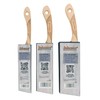 ROLLINGDOG Angled Paint Brush - Trim Brush with Ergonomic Wood