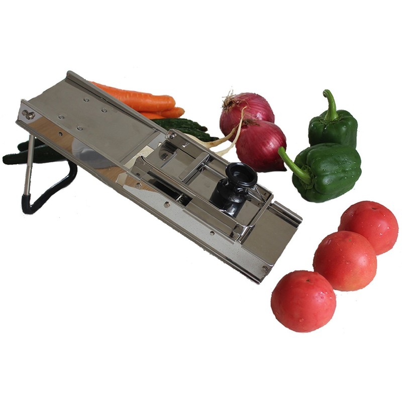Mandoline Slicer - Vegetable Slicer - Stainless Steel by Gourmet