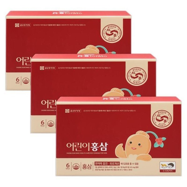 Chong Kun Dang Health Children's Red Ginseng 20ml, 30 pouches,