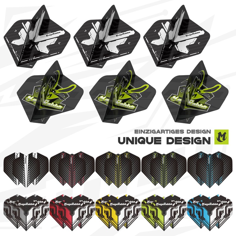 MageRabbit Dart Accessories kit, PC shafts, Flights, Flight Savers, Sharpener,