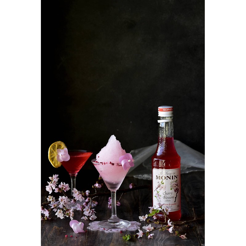 MONIN Sakura Syrup, 8.5 fl oz (250 ml)