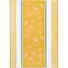 Kracht Half-Linen Tea Towels Autumn 50 x 70 cm Pack of 3