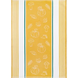 Kracht Half-Linen Tea Towels Autumn 50 x 70 cm Pack of 3