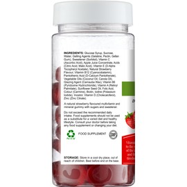 InfiniVit - VitaBerry Boost Multivitamins Gummies for Men, Women, High Strenght, 60 Gummies