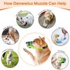 Denwwico Dog Muzzle, Newest Soft Mesh Muzzle Double Stick Anti