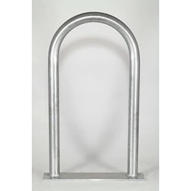 24" (H) x 13" (W) Aluminum Handrail w/Flate Base Plate - Safety Grab Bar for Marine, Docks, Decks, Boats, Pools, Hot Tubs