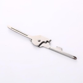 Swisstech Utility Key Portable Key and Secret Tool Carry with Key Utility Key for Key and Key Chain Folding Outdoor Key Holder Fishing Compact Camping Solo Camping Equipment