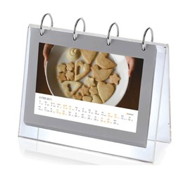Leoyoubei Photos Photography Studio/Album V Shape Clear Acrylic 5x7 inch Menu Holders Sided Frames Picture Frame Easel and Menu Holders, PVC Photo Clip 7 Shows 14 Photos Store Sign Holders Weddings