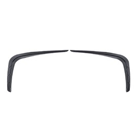 1 Pair Lip Spoiler Fog Lamp Cover Grille Sporty Look Spoiler Fog Lamp Cover Trim Grille for Focus MK4 ST Line 2019 to 2022 Glossy Black