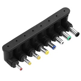 ELFJMZP DC Adapter Plug Set 8-in-1 90 Degree Right Angle DC5521 to 6.04.4/6.33.0/5.5 * 2.5mm for Router Laptop DIY Electronics
