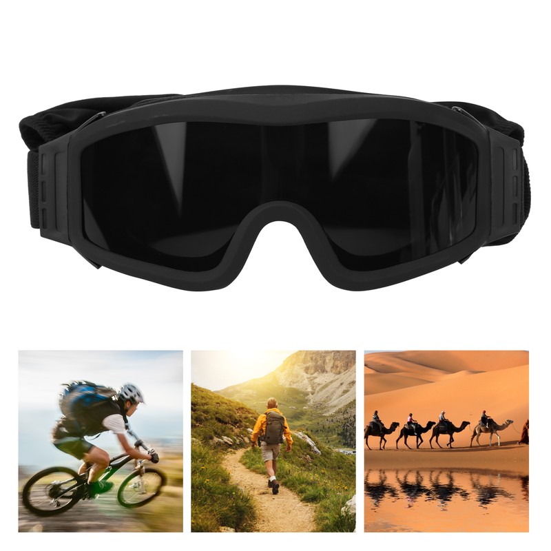Tactics DustProof Protective Glasses Impact Resistant AntiExplosion Military Goggles(Verre gris