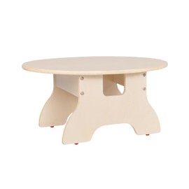 Angeles Round Coffee Table, Toddler Reading Book Nook Table, Daycare, Preschool, Classroom or Playroom Kids Furniture, Assembly Required