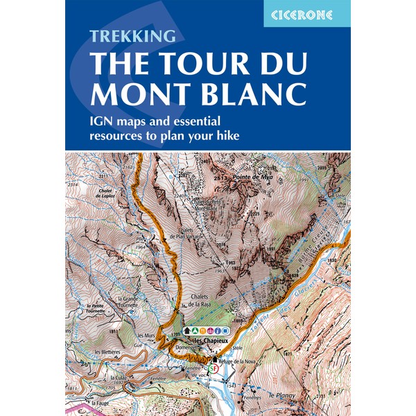 Tour du Mont Blanc Map Booklet: 1:25,000 IGN route map