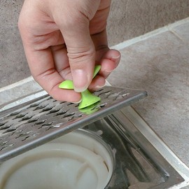 Banham Nine Wear Sprout Drain Handle (4ea) Bathroom cleaning supplies, Nine Wear Sprout Drain Handle (4ea) / 반함 나인웨어 새싹 배수구 손잡이(4ea) 욕실청소용품, 나인웨어 새싹배수구 손잡이(4ea)