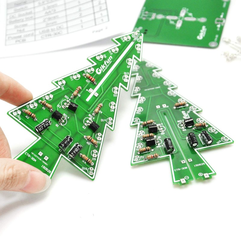 Gikfun 3D Xmas Tree Led DIY Kits EK1697