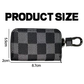 Car Key Case, Sonwaha Key Case, Leather Protective Key Bag, Leather Key Bag, Car Key Fob Bag for Men and Women, One Size