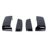 YUOQDKE Gloss Black Tow Mirror Cap Cover 4 X Covers