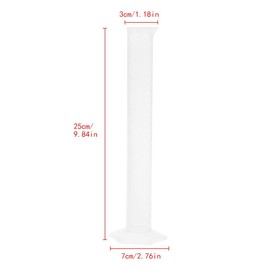 Hydrometer Test Tube, Plastic Graduated Cylinder, 100ml Hydrometer Test Tube with Clear Scale, Portable Measuring Cylinder for Home and School Science, 100 Ml Graduated