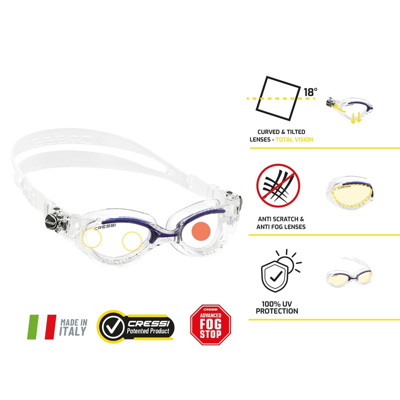 Cressi Flash Lady, Clear/Pink