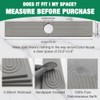 HIULLEN Dish Drying Mat, Sink Tap Splash Guard, Tap Mat,