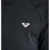 Roxy Historical Logo Hoody Women's Rash Guard, Black, L