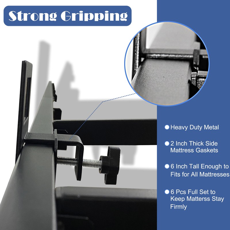Mattress Slide Stopper to Keep Mattress from Sliding Extra Thick