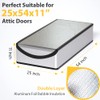 LEMOONE Attic Door Insulation Cover 25"x54"x11", Energy Saving Tent Attic