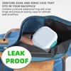 ARGOMAX Leak Proof Denture Bath Cup, Portable Soaking Denture Box,