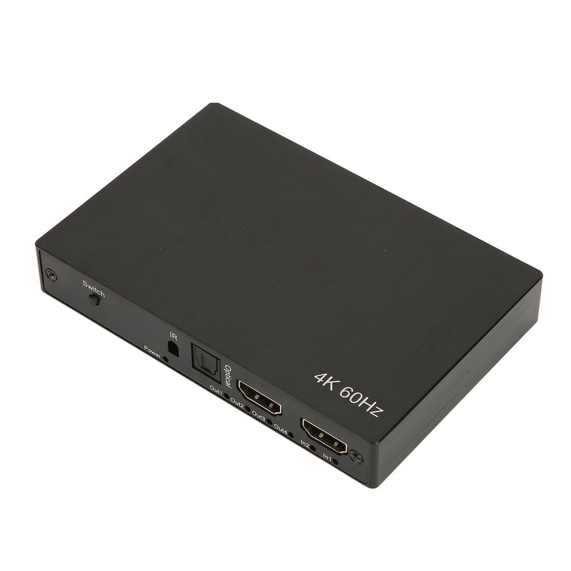 4K HD Multimedia Interface Switch Splitter 2 in 4 Out