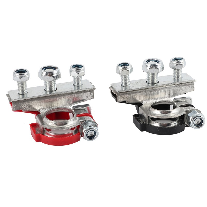 5Pair Car Battery Terminals Top Post Cable Connector Clamps Clips