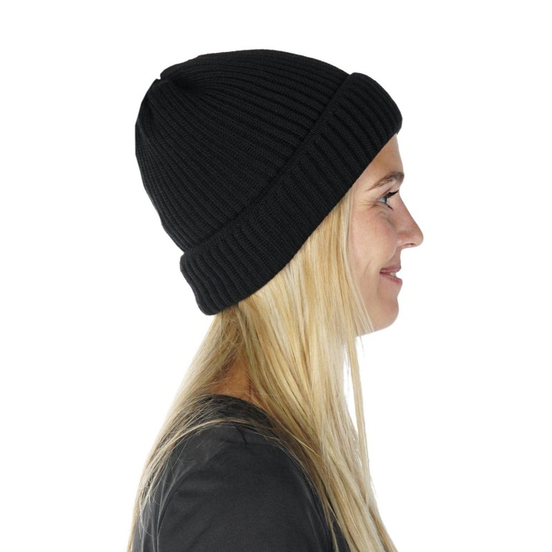 HANSEHELD Knitted Hat Rib Knit 100% Virgin Wool (Merino) |