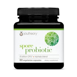 Youtheory Spore Probiotic Advanced, Black, 60 Count                                                                                                   
