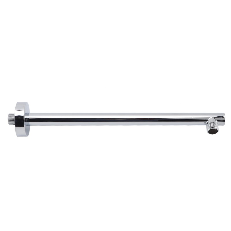 Shower Arm with Flange Mount Stainless Steel Tube Pipe 35cm