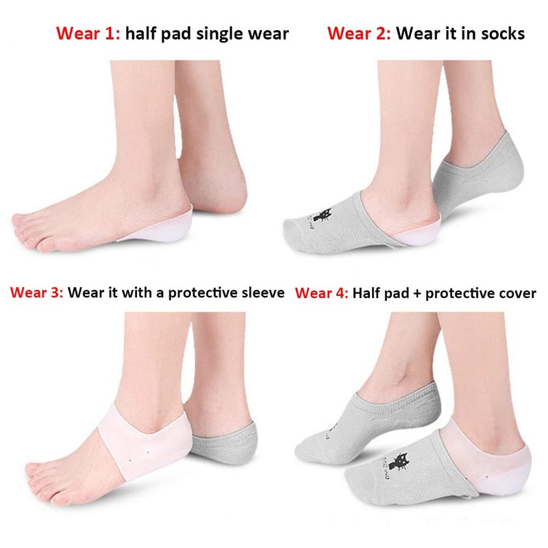 Dr.Pedi Invisible Height Increase Elevators Heels Cushion Insole - Heal