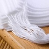 100 Stück wiederverwendbarer Tee mit Kordelzug, sauberes und sicheres Aufbrühen,