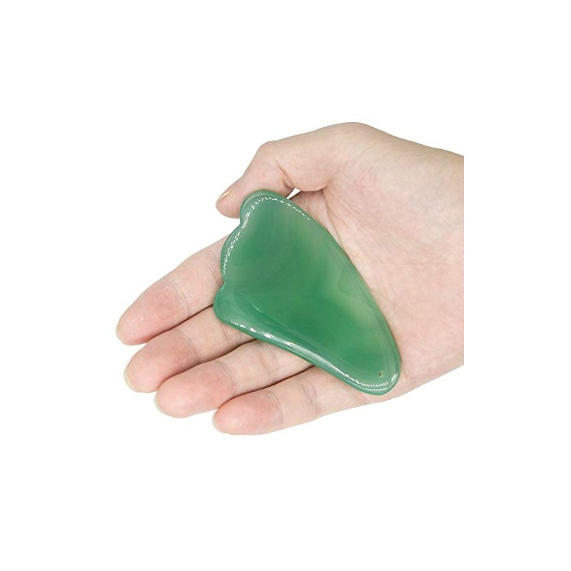 Natural Jade Gua Sha Scraping Massage Tool IASTM Guasha Board,