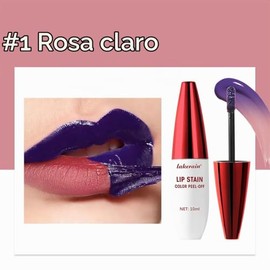 Peel Off Lip Stain, Delineador de Labios Despegable A Prueba Agua